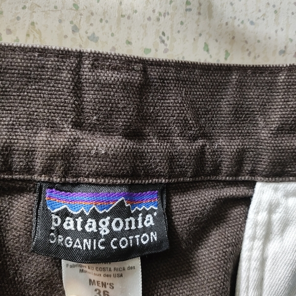 Patagonia Jeans Straight Pants Men's 36 Logo Organic Cotton Outdoor Clean - Picture 3 of 6